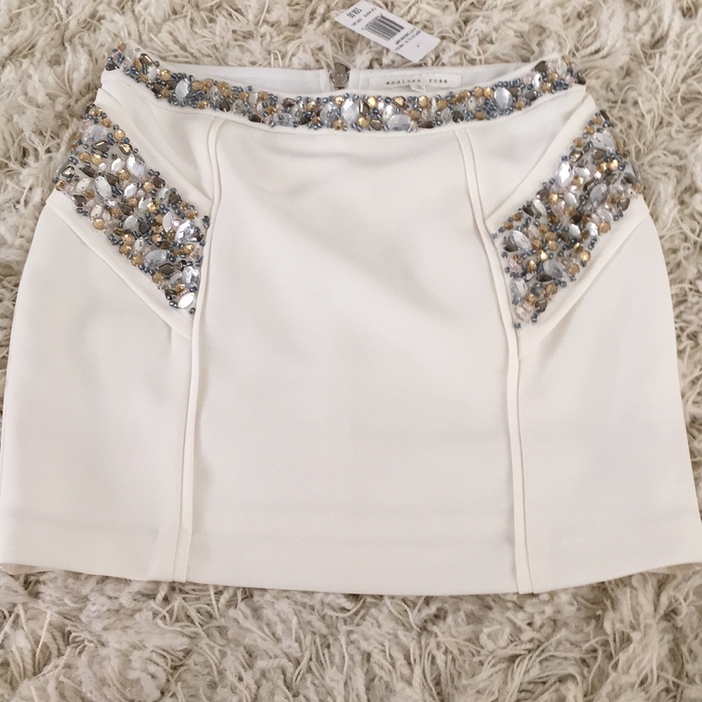 Sexy Stoned Mini Skirt NWT